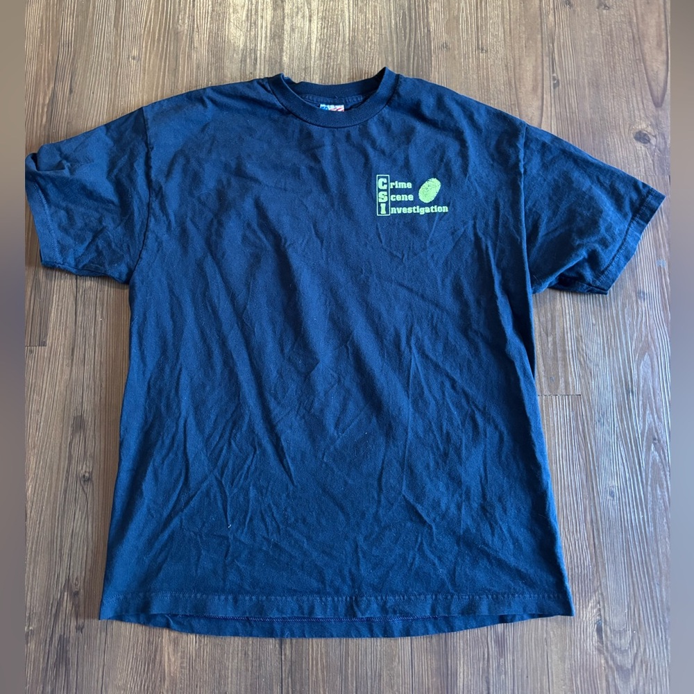2000 CSI tv show promo t shirt